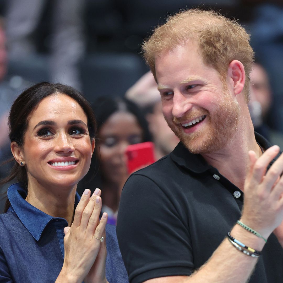 Prince Harry and Meghan Markle share a look of love in new personal photo