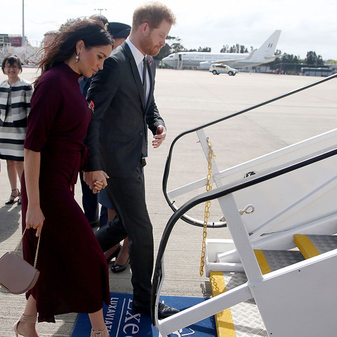 Meghan Markle and Prince Harry are en route to South Africa with baby Archie