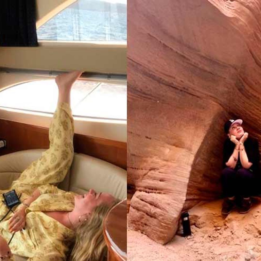 Adele shares iredible post-split holiday snaps - and she's having the time of her life
