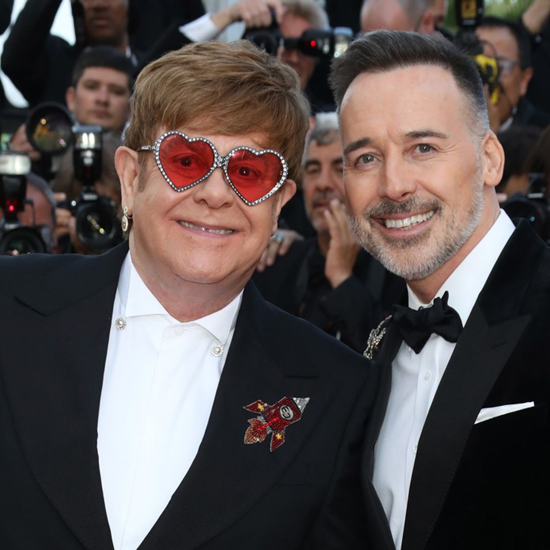 Sir Elton John and David Furnish mark end of family summer holiday with candid photo