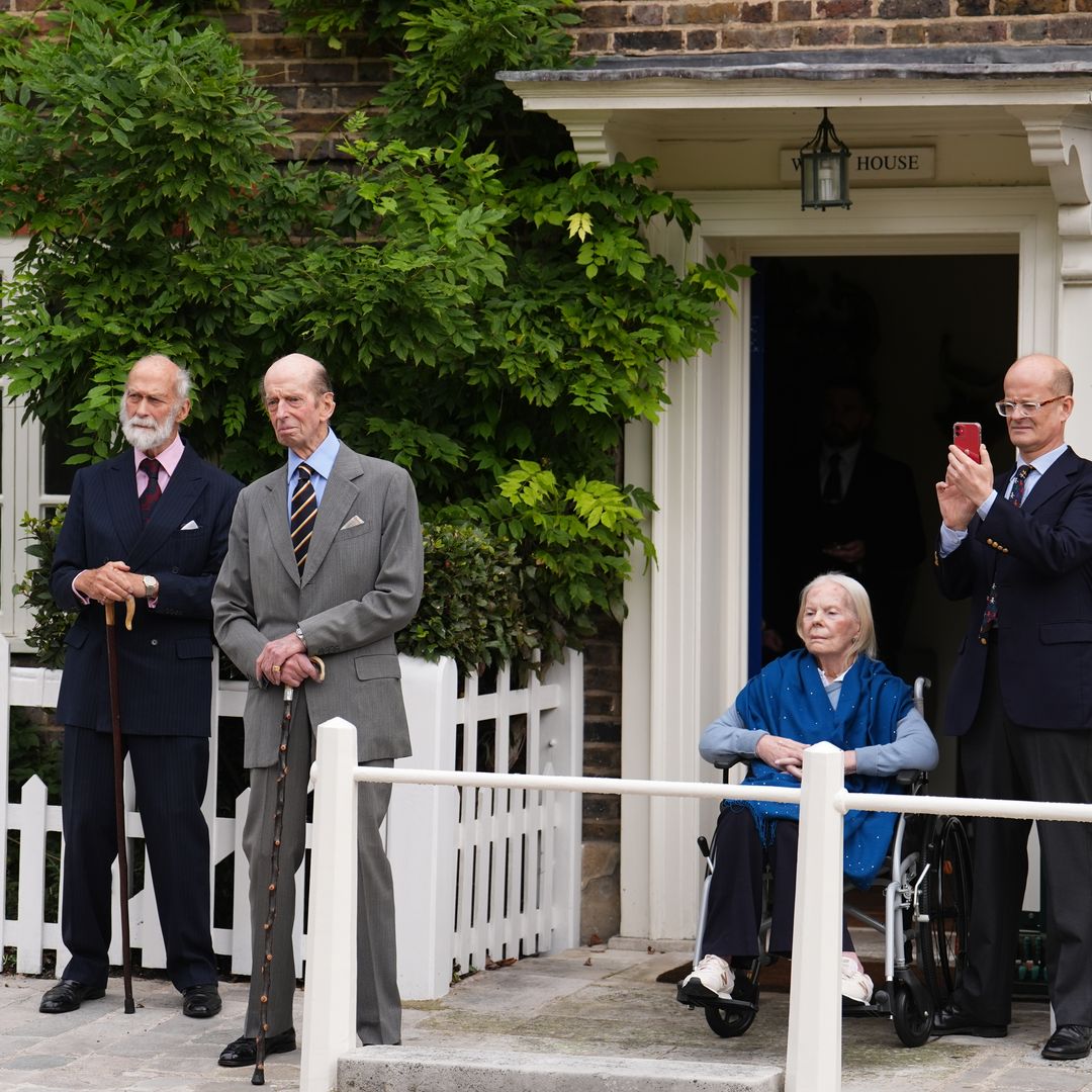 Duke of Kent shares incredible photos outside his Kensington Palace home with rarely-seen wife