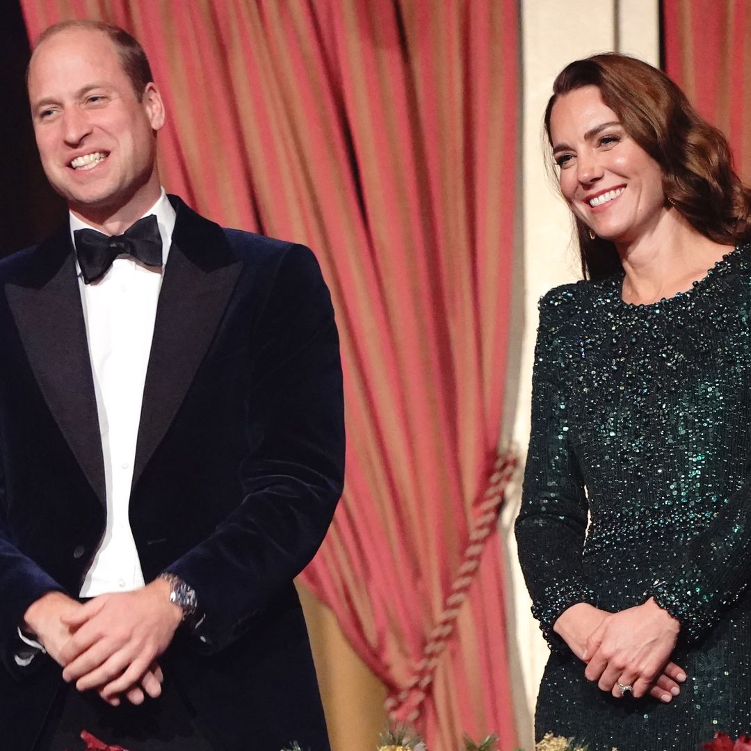 The moment Prince William made Princess Kate laugh during glamorous date night - watch