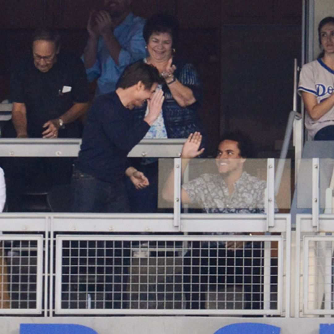 Tom Cruise Attends Baseball Game With Son Connor