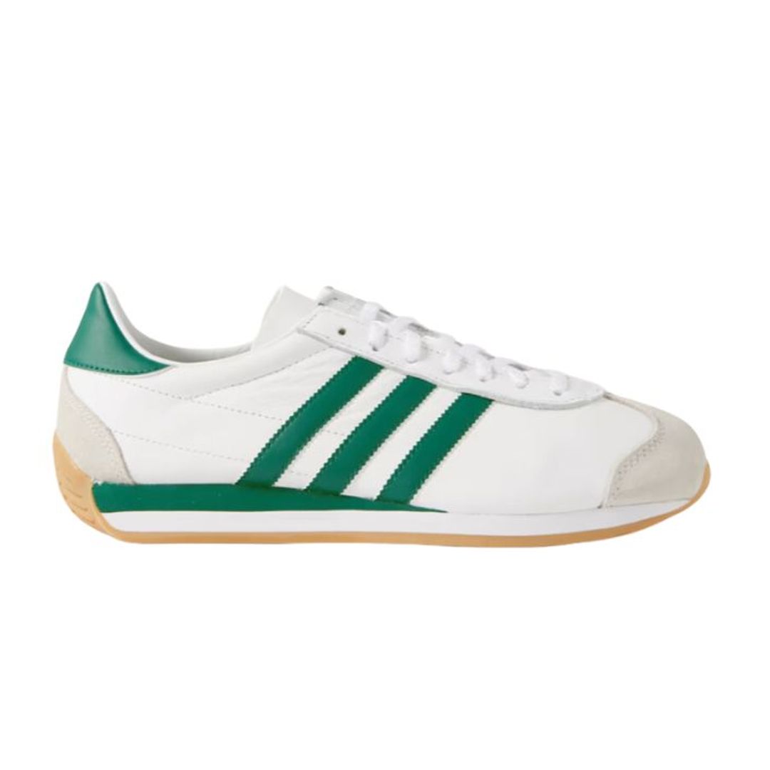 Adidas Country OG suede-trimmed leather sneakers