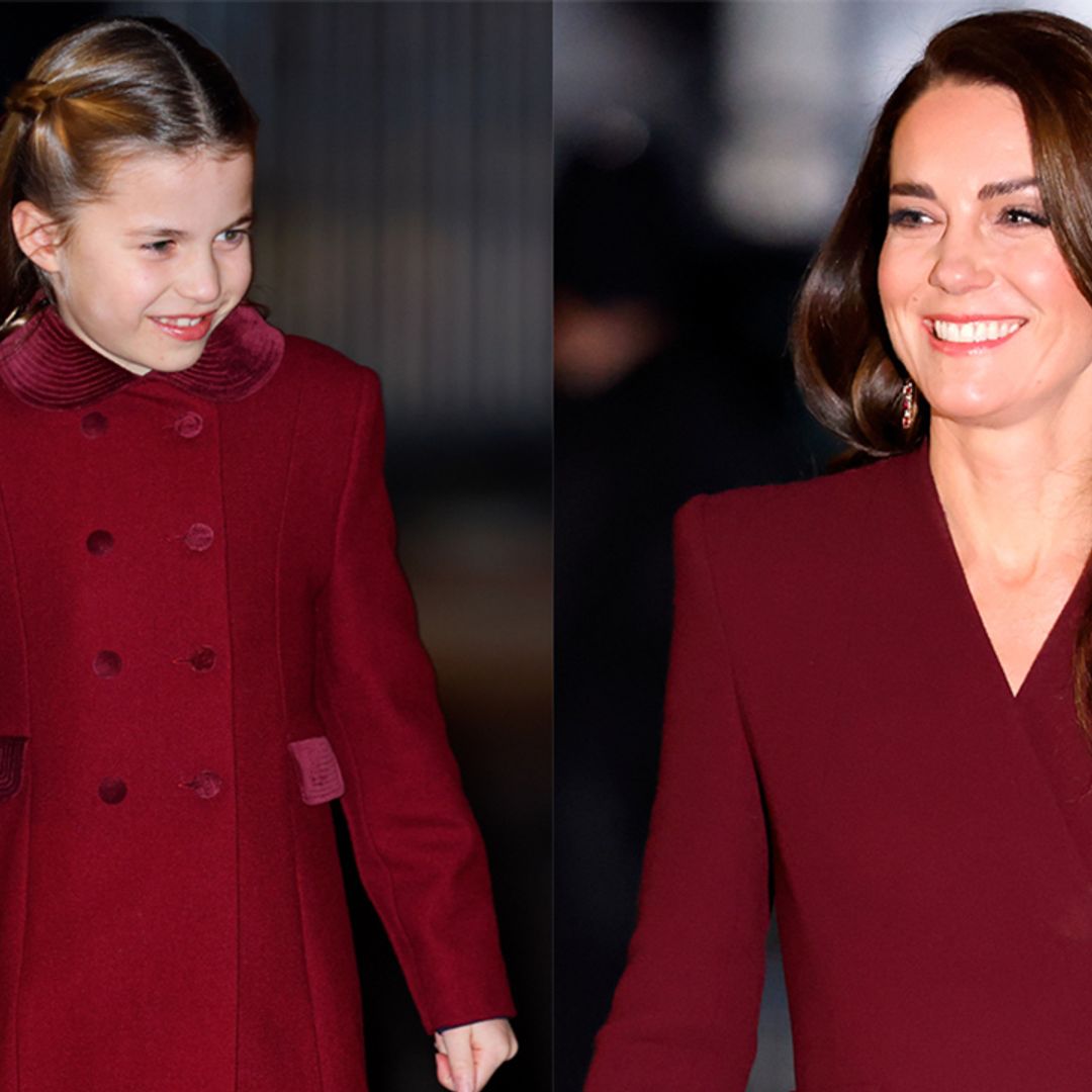 Princess Charlotte twins with lookalike mum Princess Kate -  it's uncanny