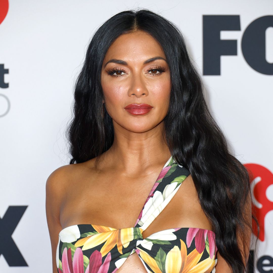 Nicole Scherzinger ups the ante in fitted leather pants and sheer bodysuit