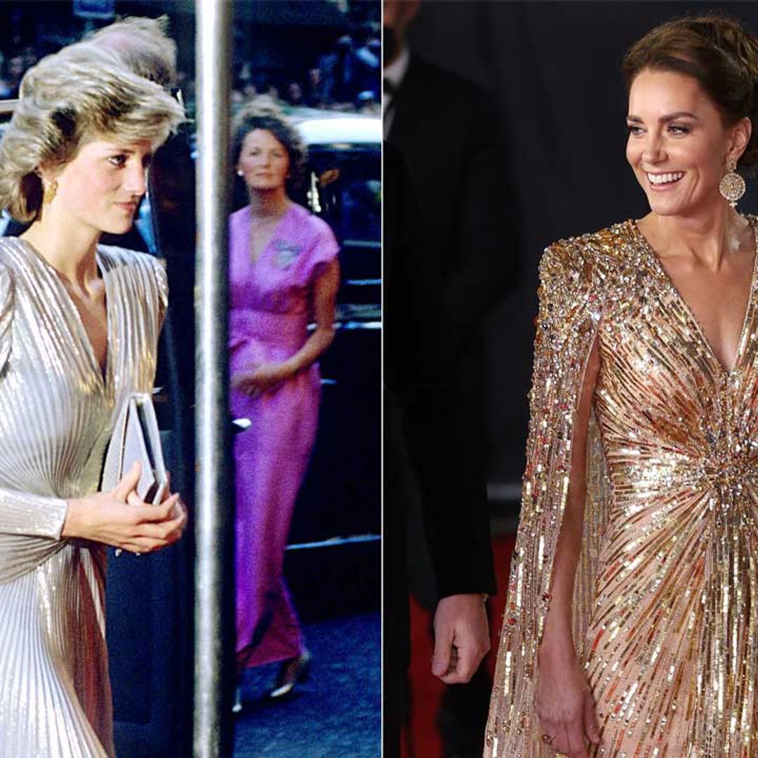 Kate Middleton pays homage to Princess Diana's stunning style on the James Bond red carpet