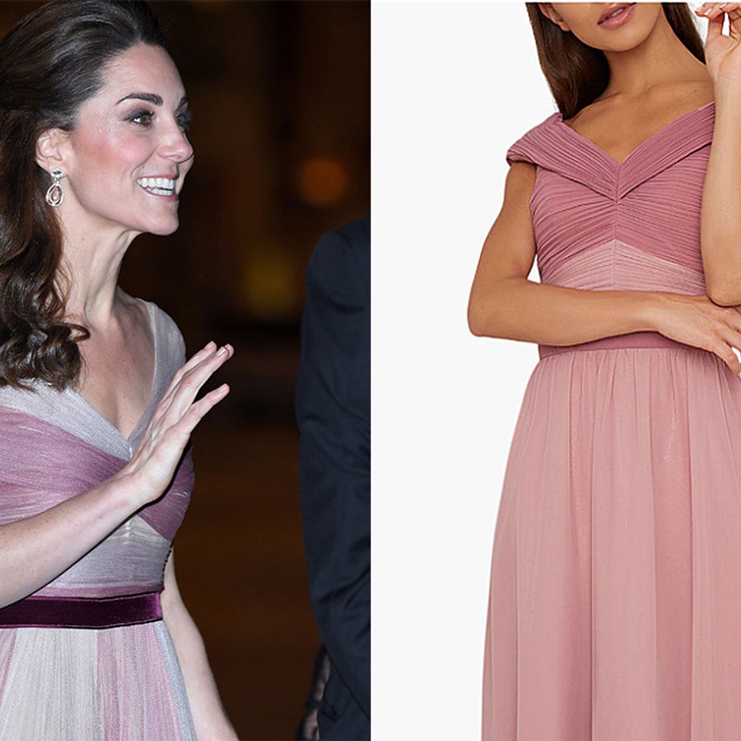 We've found the best royal dupe of Kate Middleton's favourite pink Disney-esque evening dress