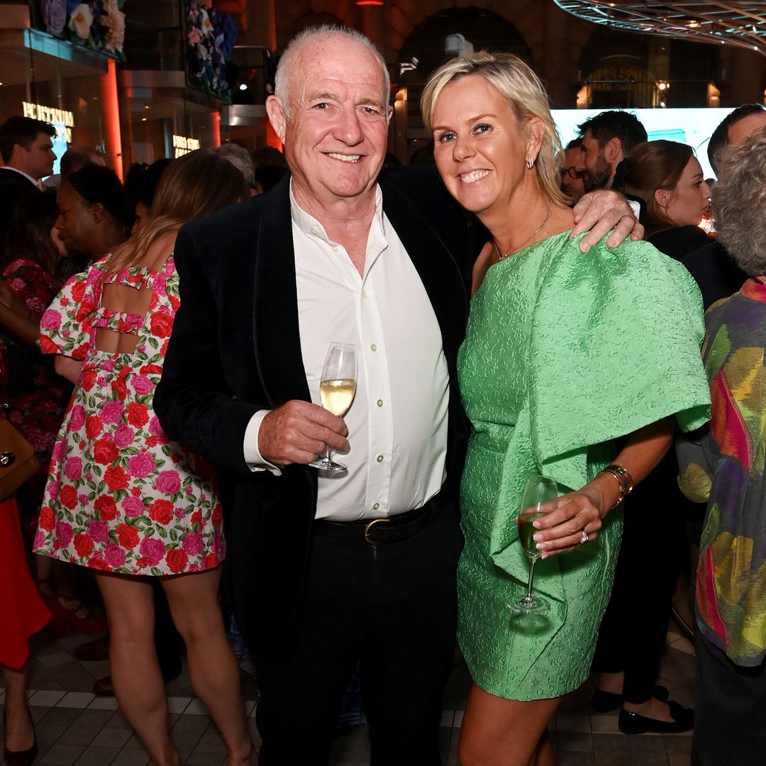 Rick Stein shares 'improved' health update as he's supported by wife Sarah