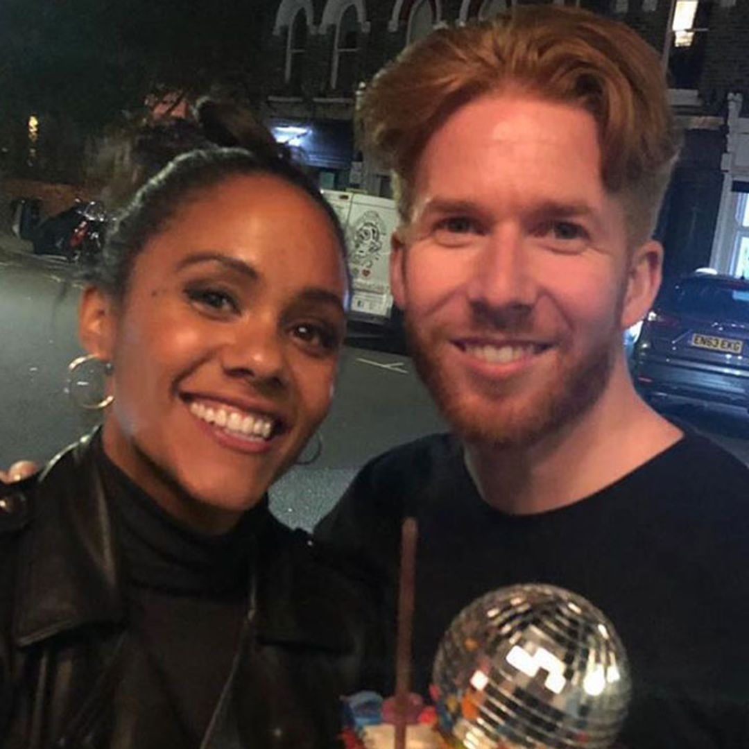 The UNIQUE way Neil Jones celebrated getting a celebrity partner following airing of show