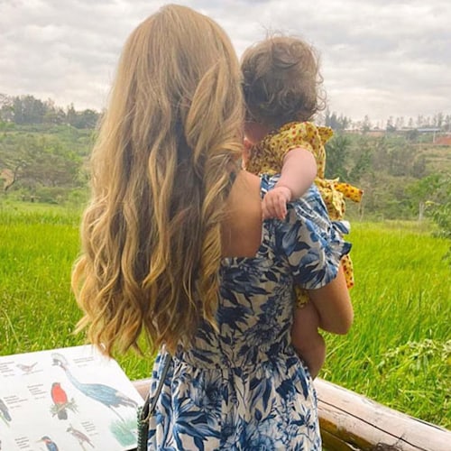 Carrie Johnson shares adorable 'celebratory' photo of daughter Romy following first day of nursery