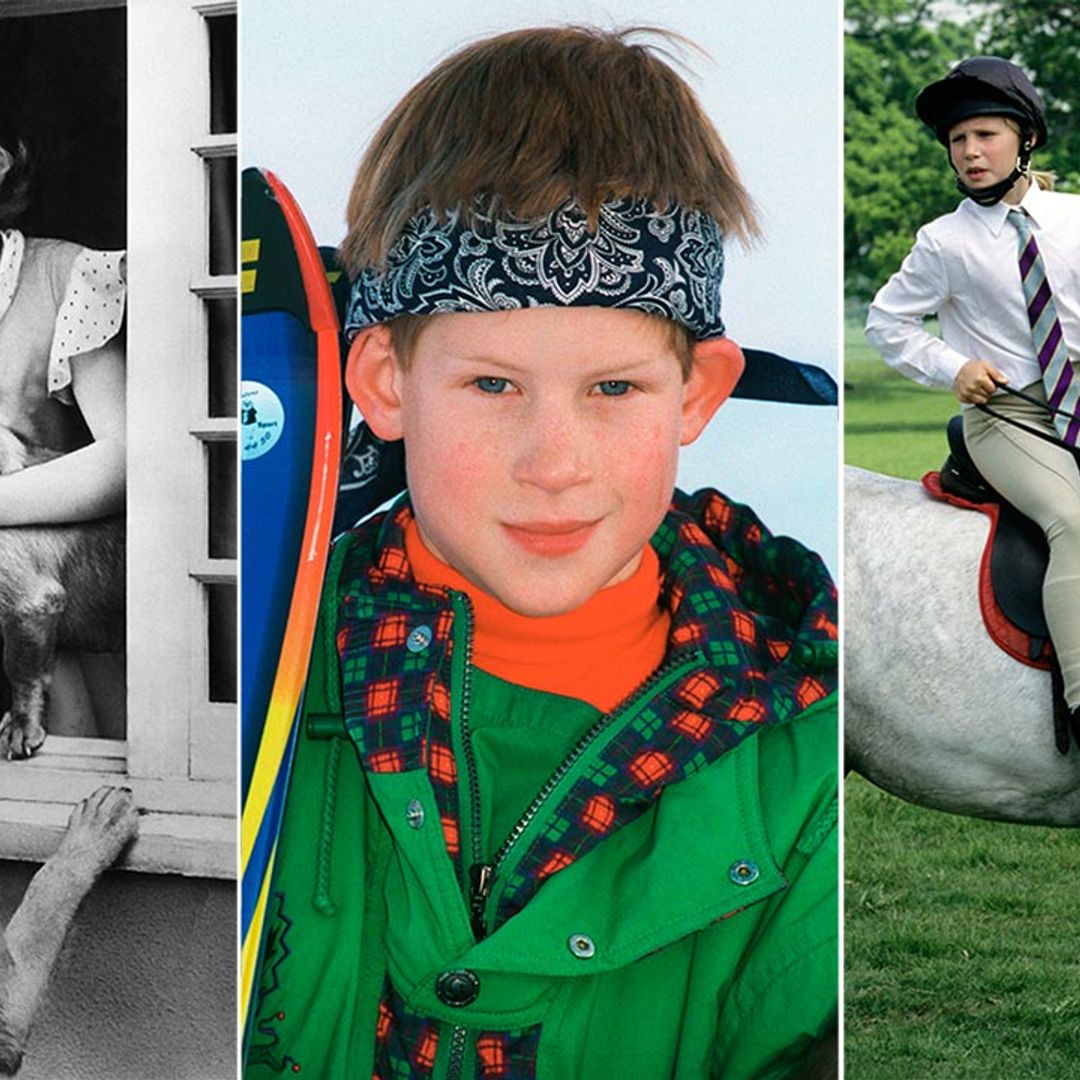 10 photos of royals aged ten! The Queen, Zara Tindall, Prince Harry and more