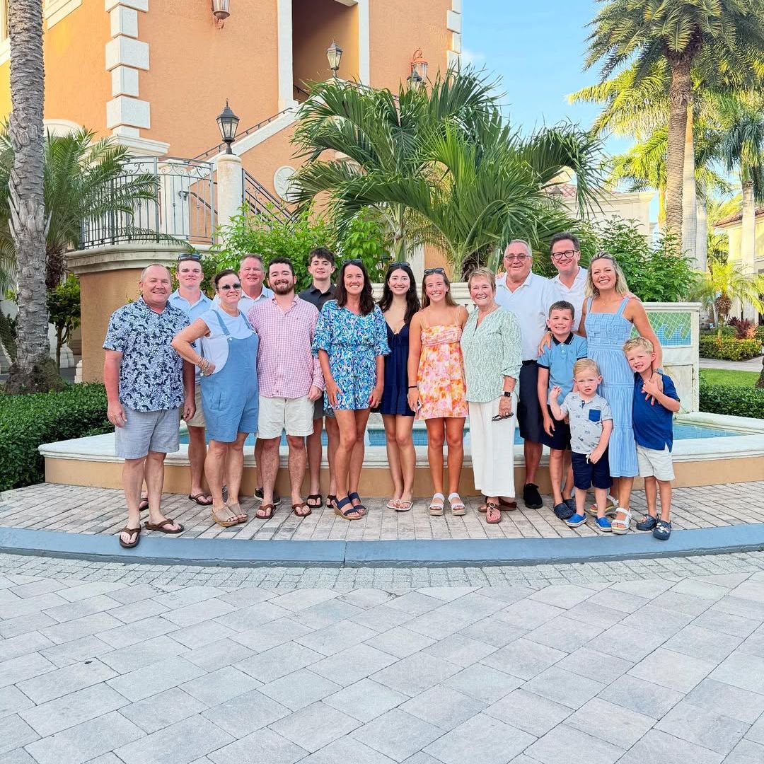 Dylan Dreyer shares a group shot from a family vacation featuring estranged husband Brian Fichera and their three sons, shared on Instagram