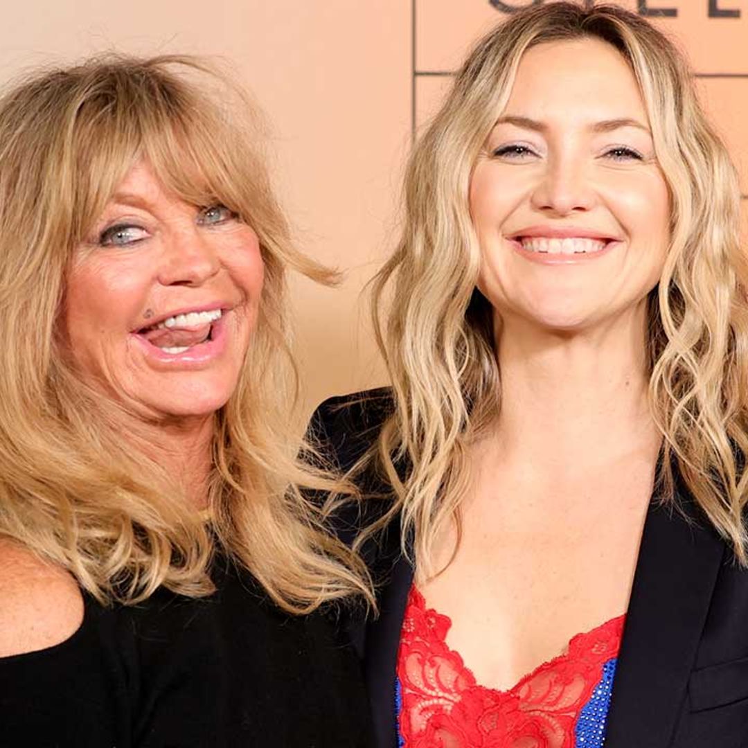 Kate Hudson and Goldie Hawn could be twins on rare glam night out