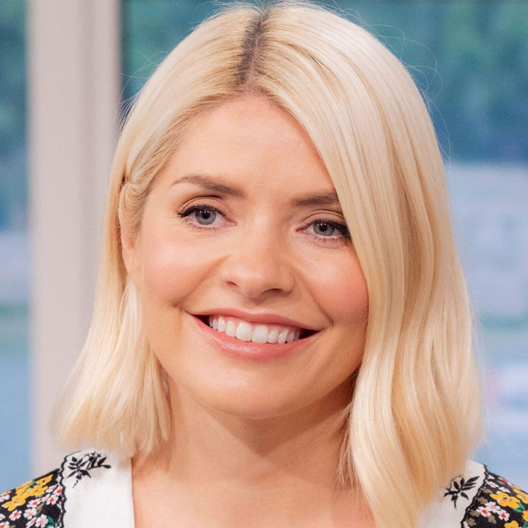 Holly Willoughby wears flirty, floral dress to announce exciting news