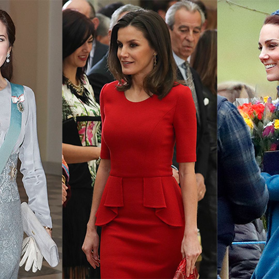 New Year royal style watch: see royal ladies' best outfits of the week