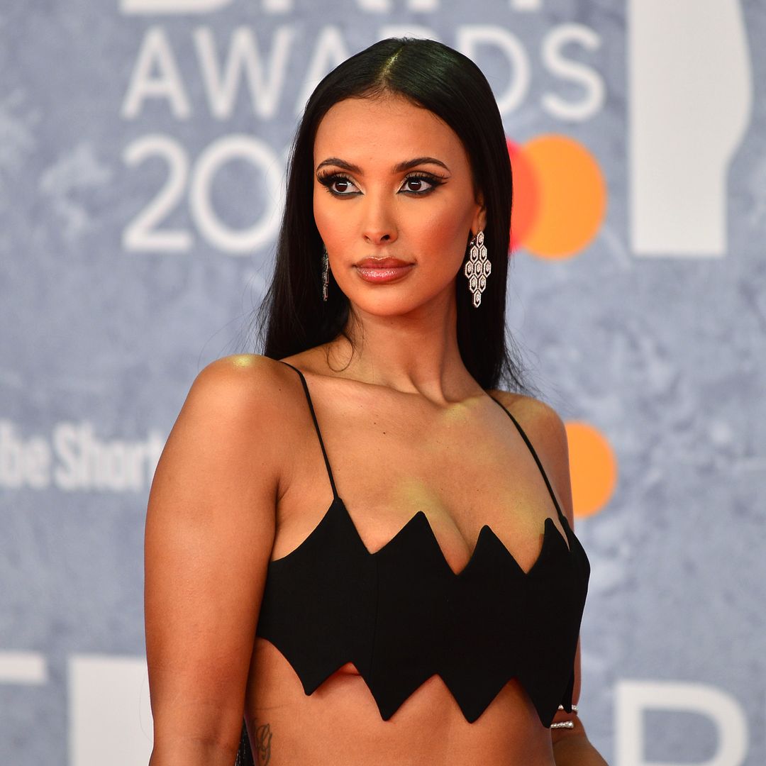 Maya Jama wows in hourglass crop top and high-waisted trousers