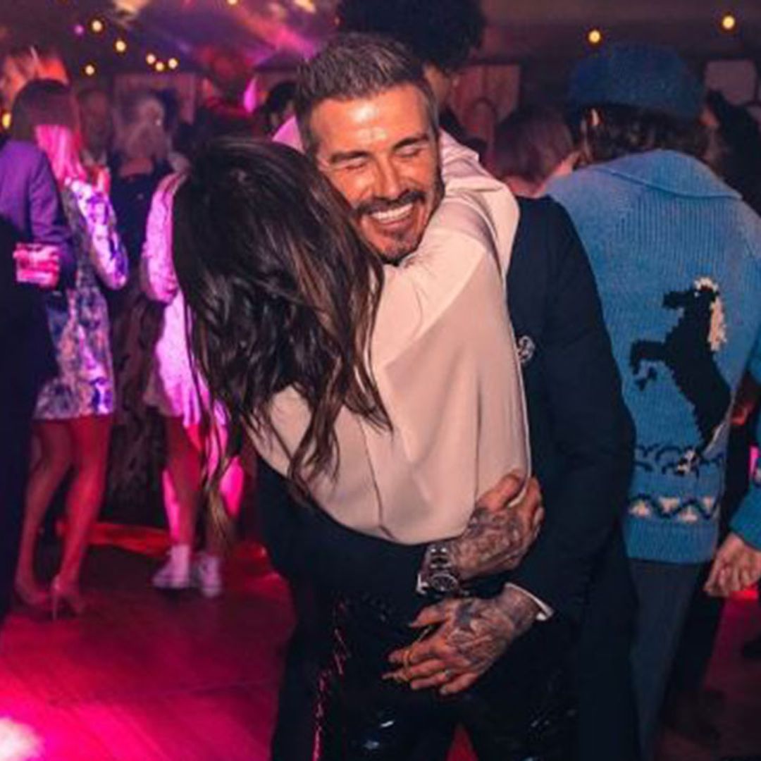 Victoria and David Beckham look incredibly loved-up at Brooklyn's 21st birthday