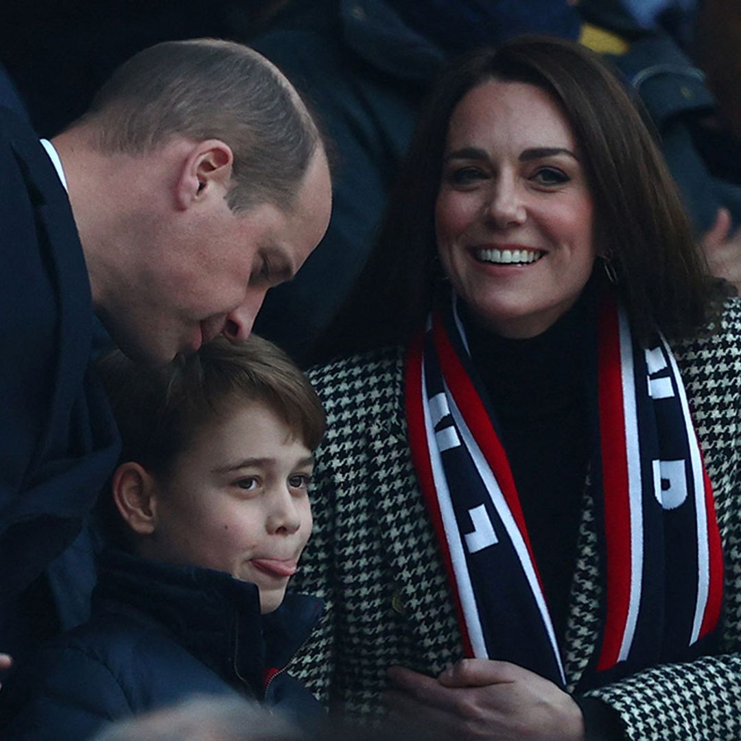 Prince William and Kate Middleton go head-to-head as they watch rugby match - best photos