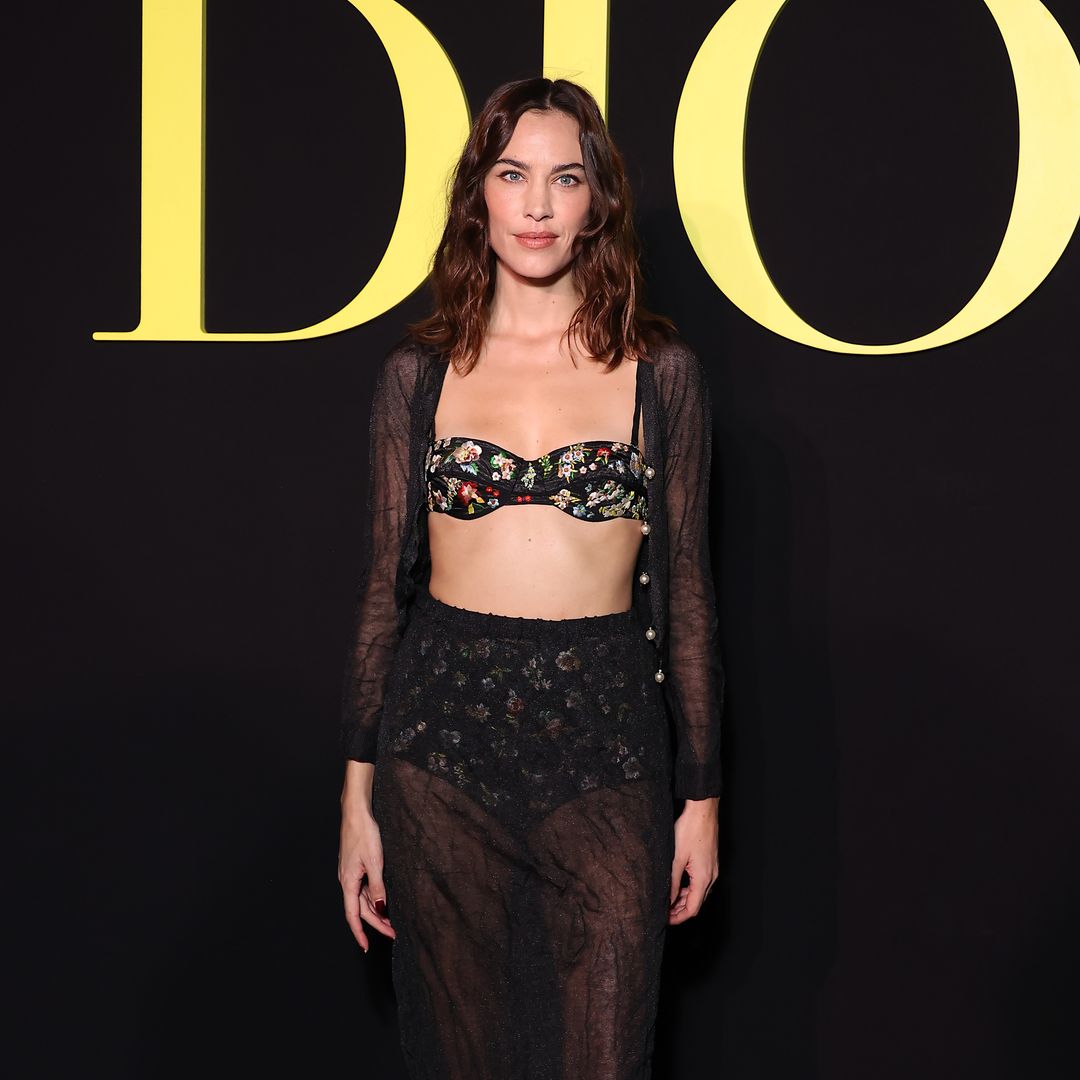 Alexa Chung's birthday dress is seriously sultry