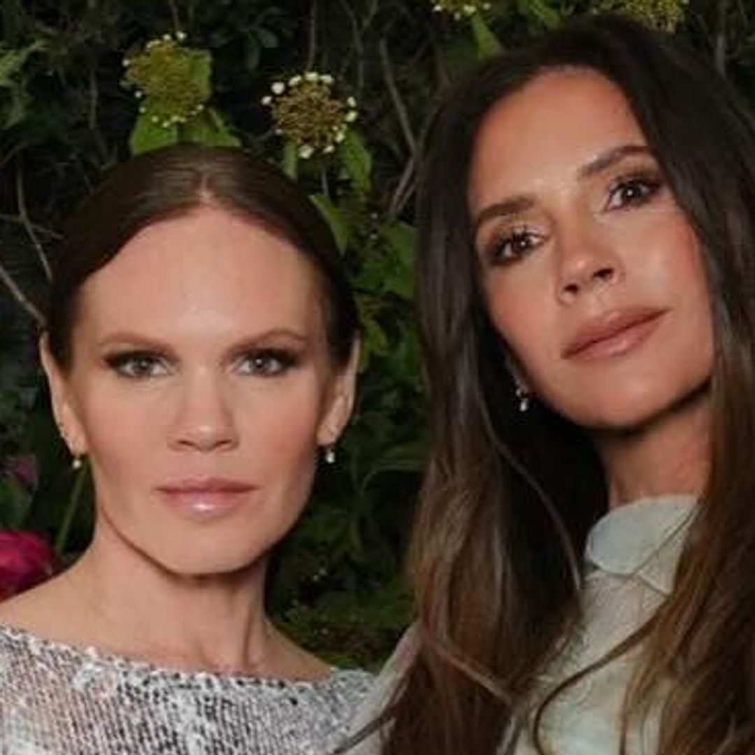 Victoria Beckham sings to her rarely-seen sister as they twin in black outfits