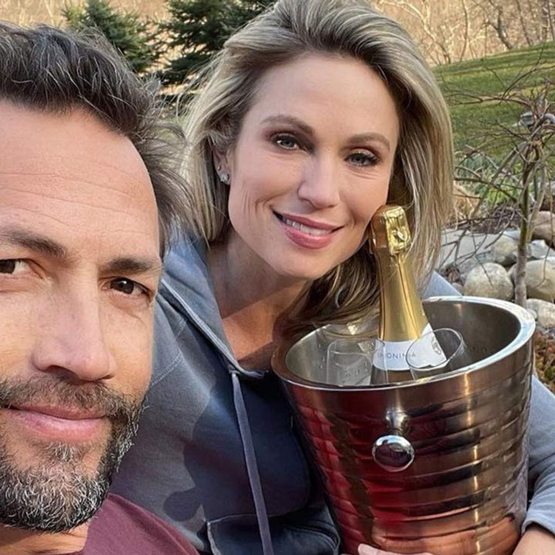 GMA's Amy Robach and husband Andrew Shue look so in love on romantic date night