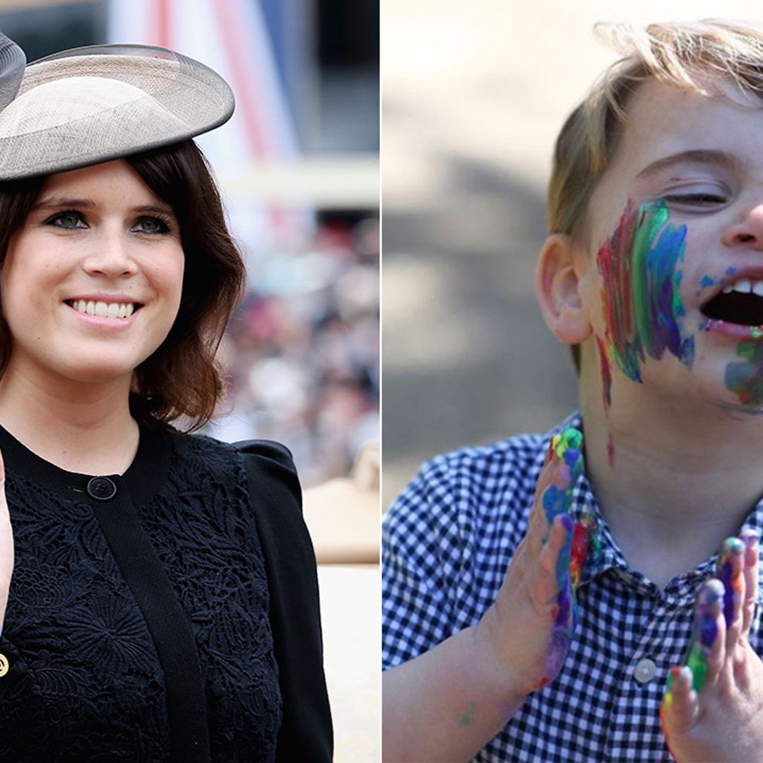 Princess Eugenie has best reaction to Prince Louis' rainbow birthday portraits