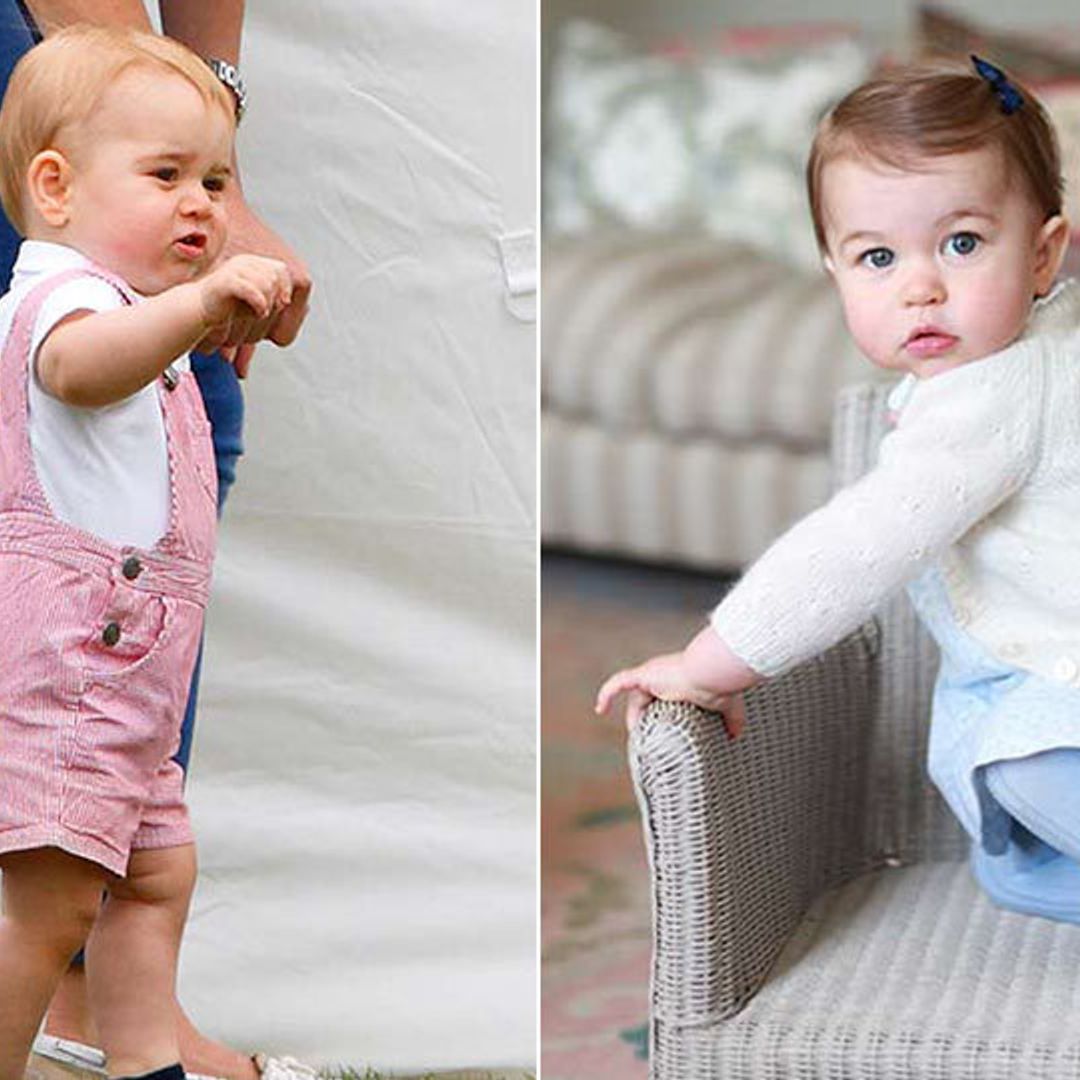 Royal hand-me-downs! Princess Charlotte spotted wearing Prince George's baby clothes
