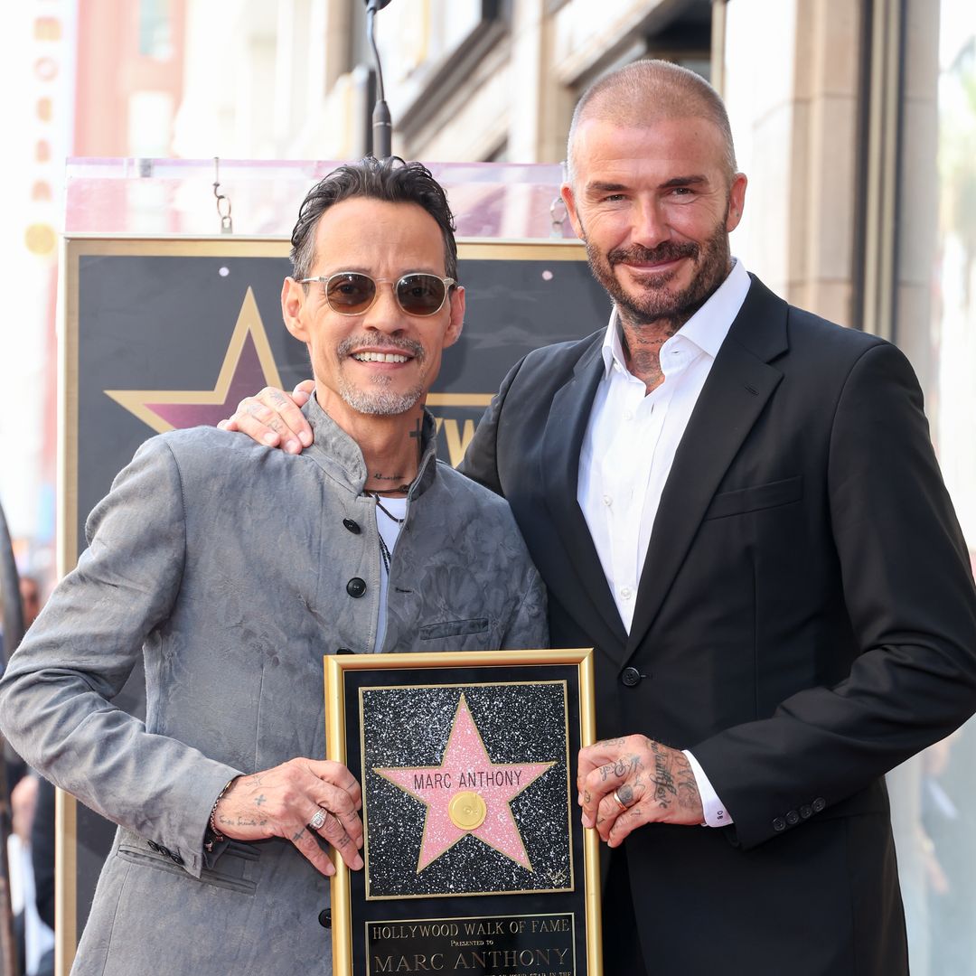 David Beckham shows support to Marc Anthony after singer sparked family drama