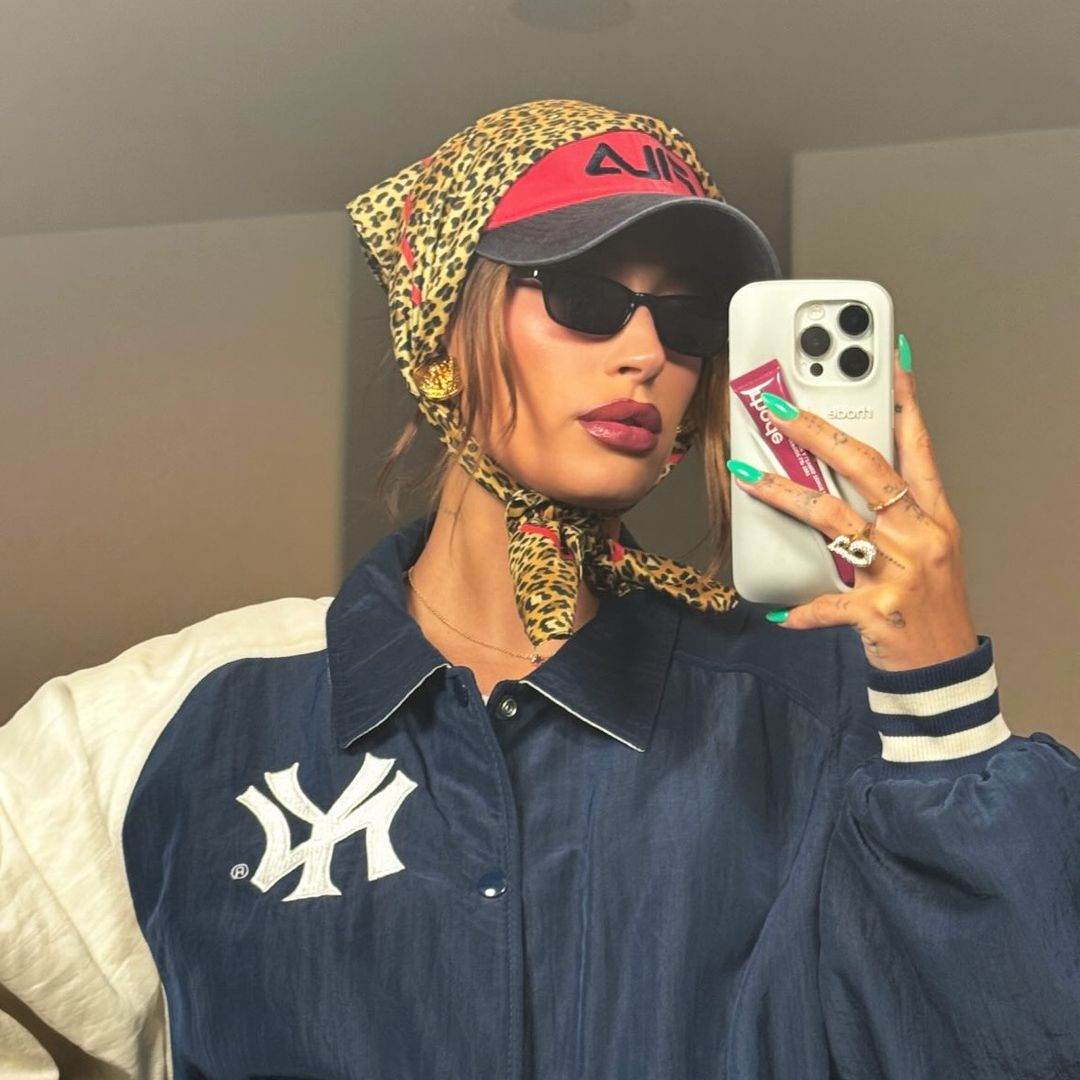 Hailey Bieber has made the headscarf and cap combo a thing again- here's 10 options to shop right now