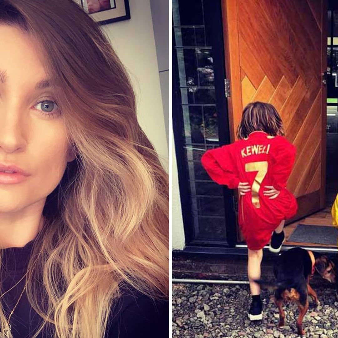 Charley Webb shares look inside contemporary Yorkshire home with sweet family video