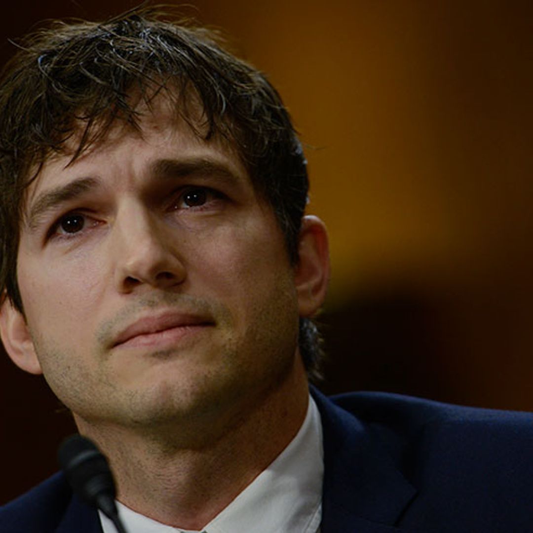 Ashton Kutcher delivers impassioned speech as he calls for the end child sexual exploitation