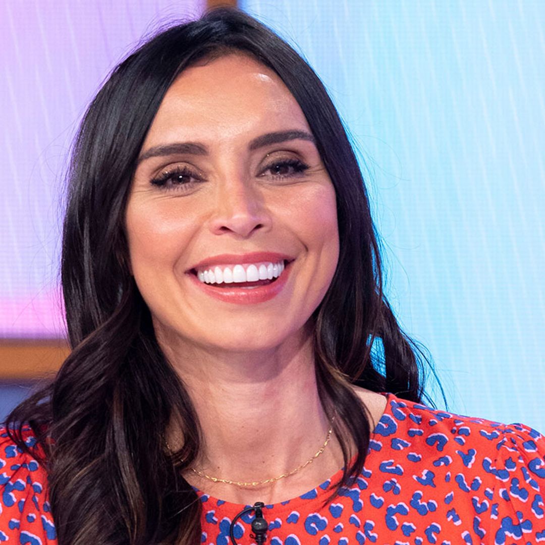 Christine Lampard stands in for Lorraine  & you'll want to see her check shirt dress