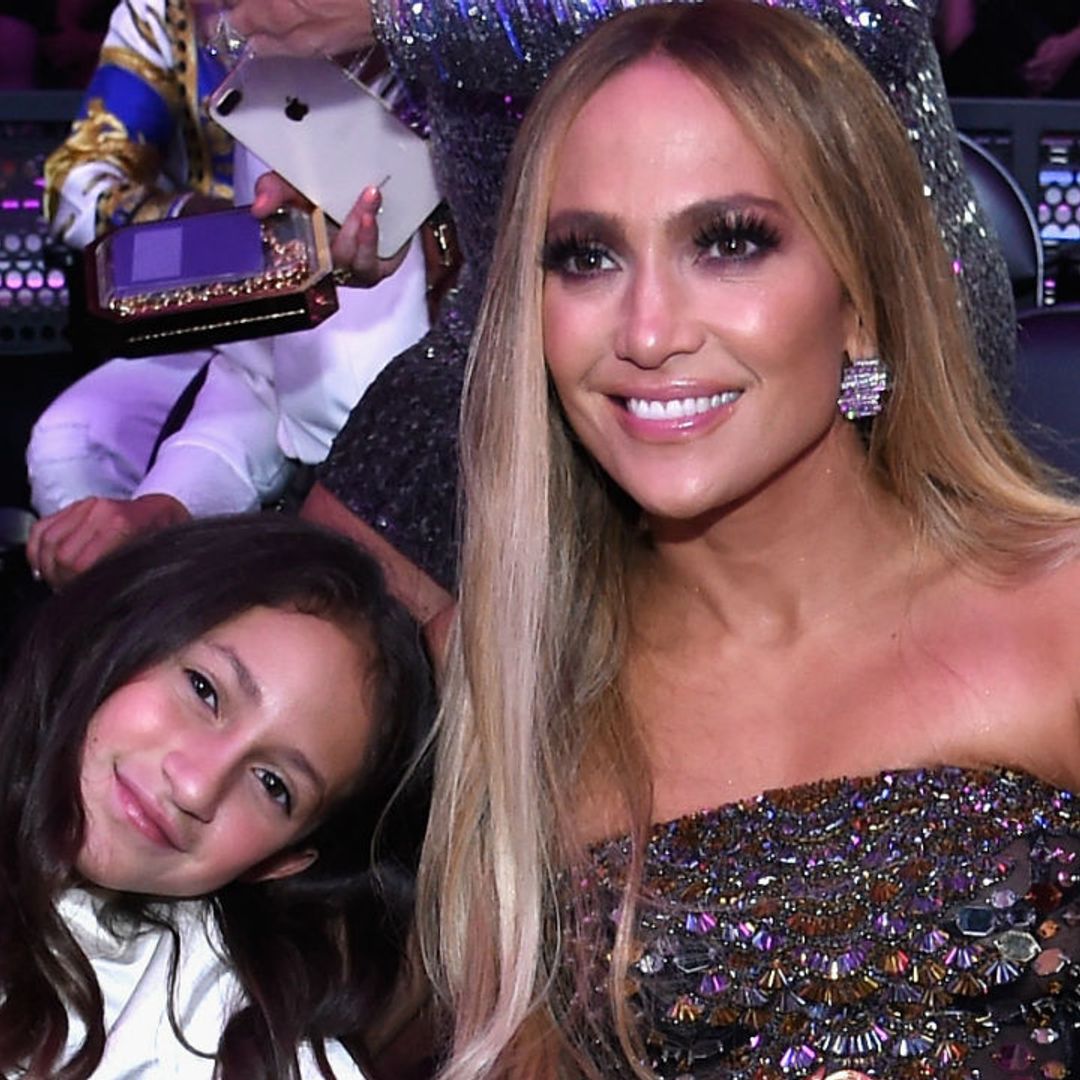 Jennifer Lopez's daughter showcases incredible singing voice as she's asked to go on stage with famous mum