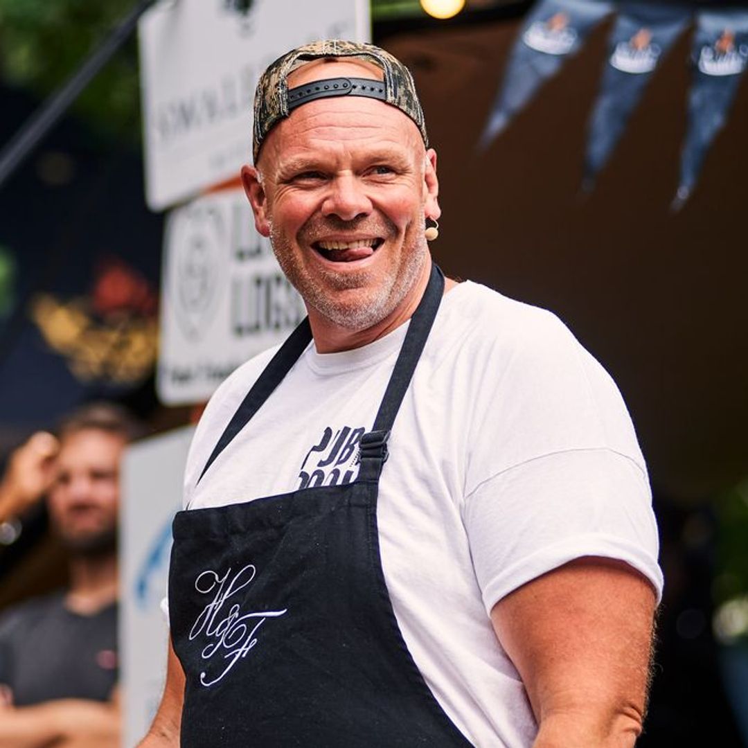 Exclusive: Tom Kerridge delights in 'comfort in chaos' as he shares rare insight into family life with wife Beth and son Acey