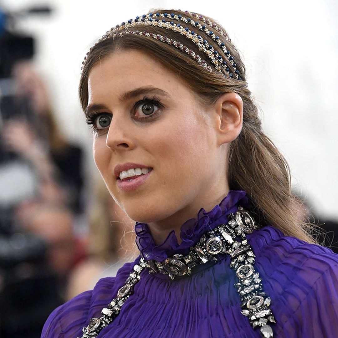 Princess Beatrice looks super chic in Topshop skirt