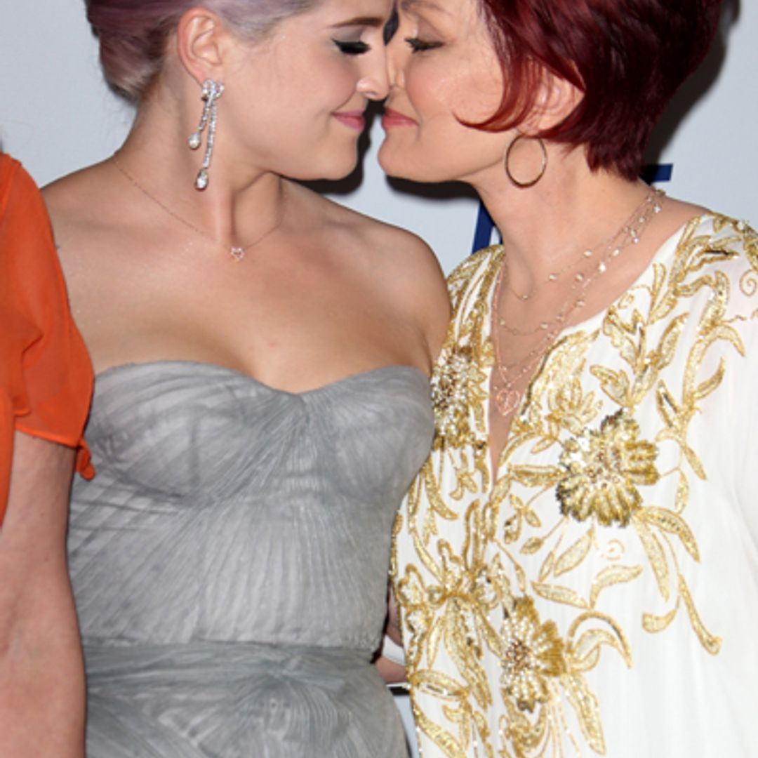 Kelly Osbourne supports Sharon and Jack as they are awarded for bravery