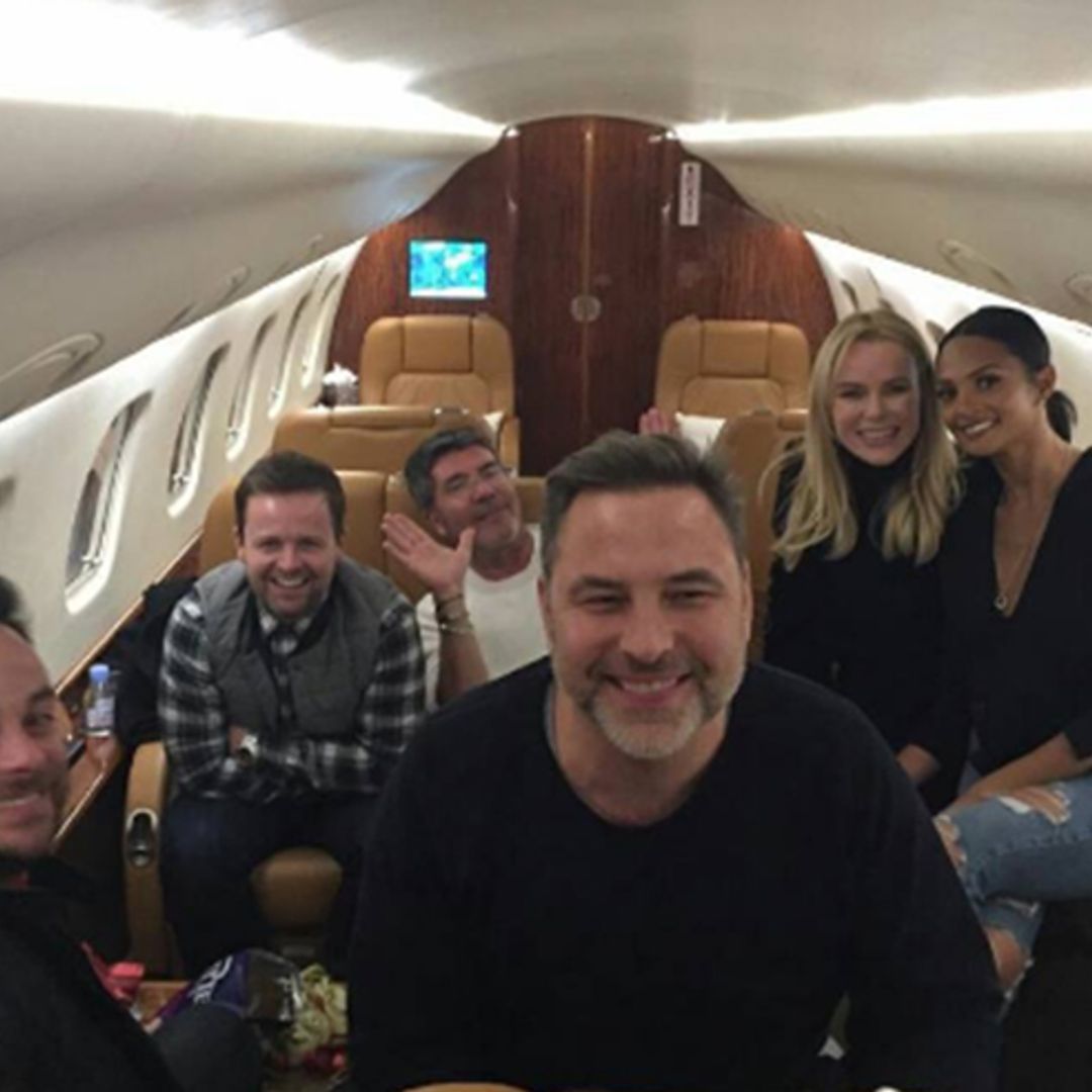 Flying high! Britain's Got Talent judges plus Ant and Dec take private jet to Blackpool auditions