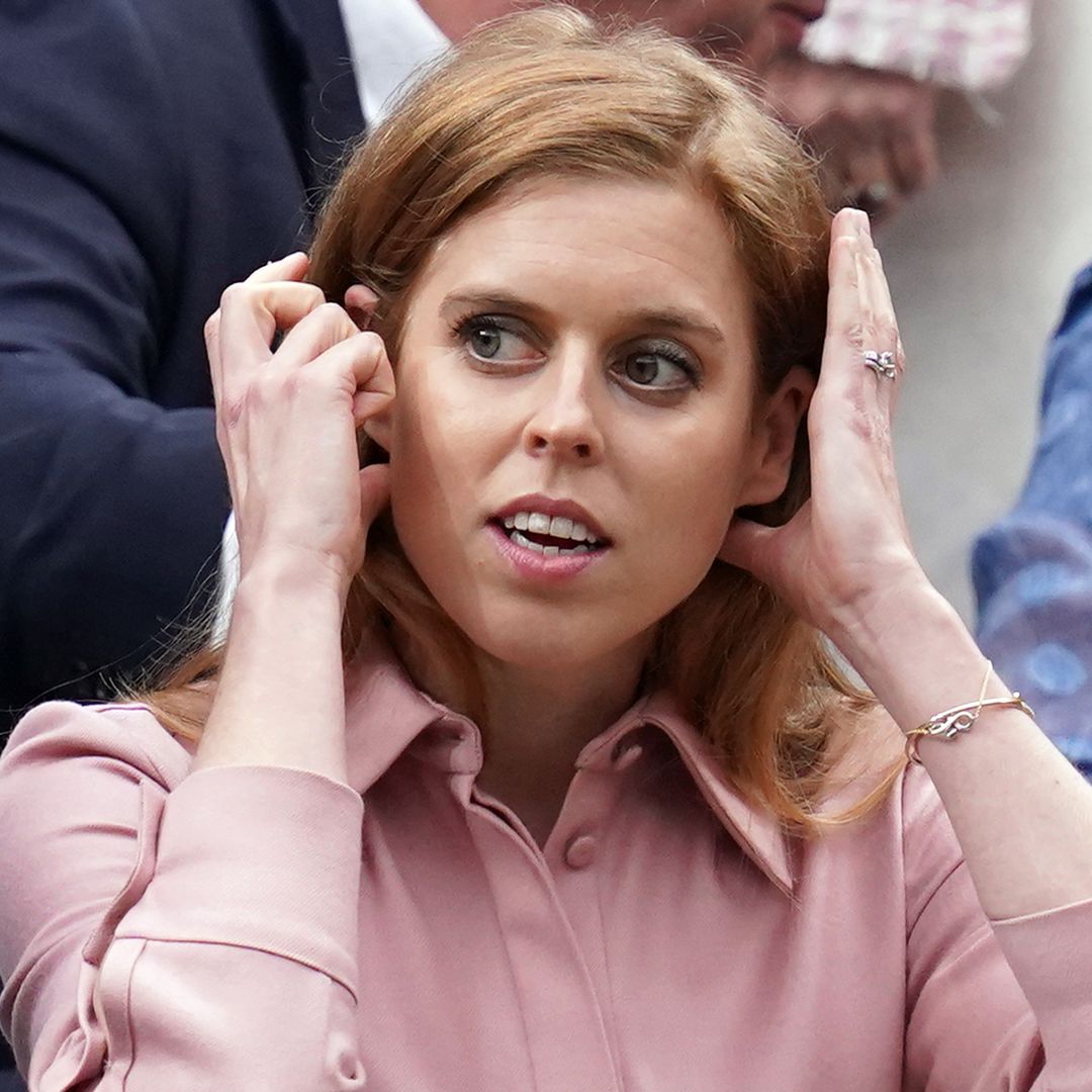 Princess Beatrice has a style makeover in belted dress at Wimbledon