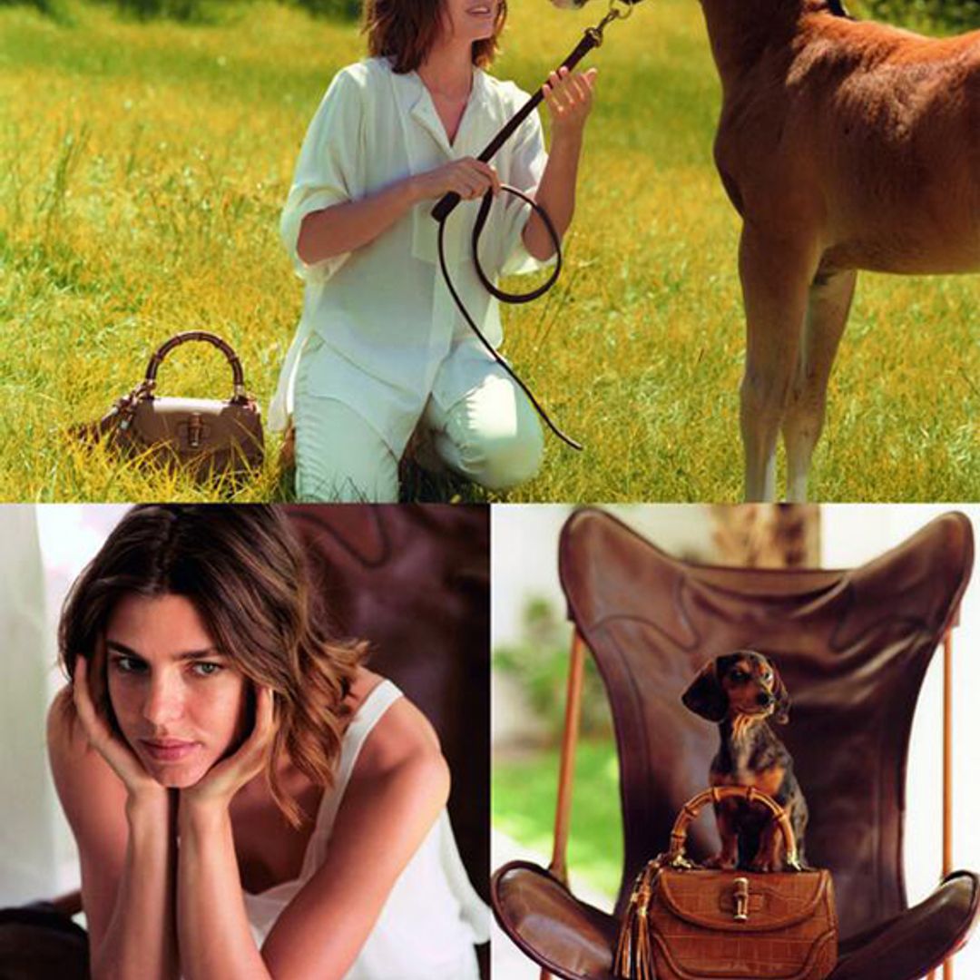 Animal magic: Charlotte Casiraghi's stunning Gucci campaign
