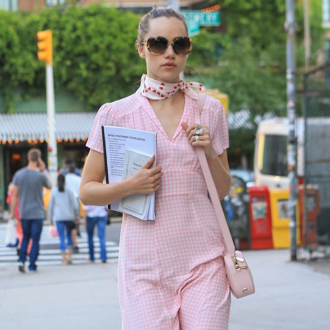 Suki Waterhouse’s gingham hotpants are a summer staple