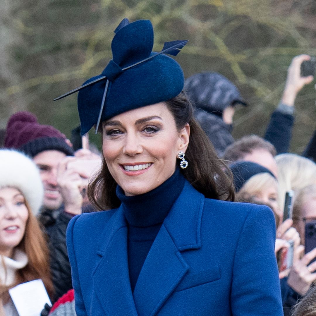 Princess Kate is elegance personified in knee-high boots for Christmas Day outing