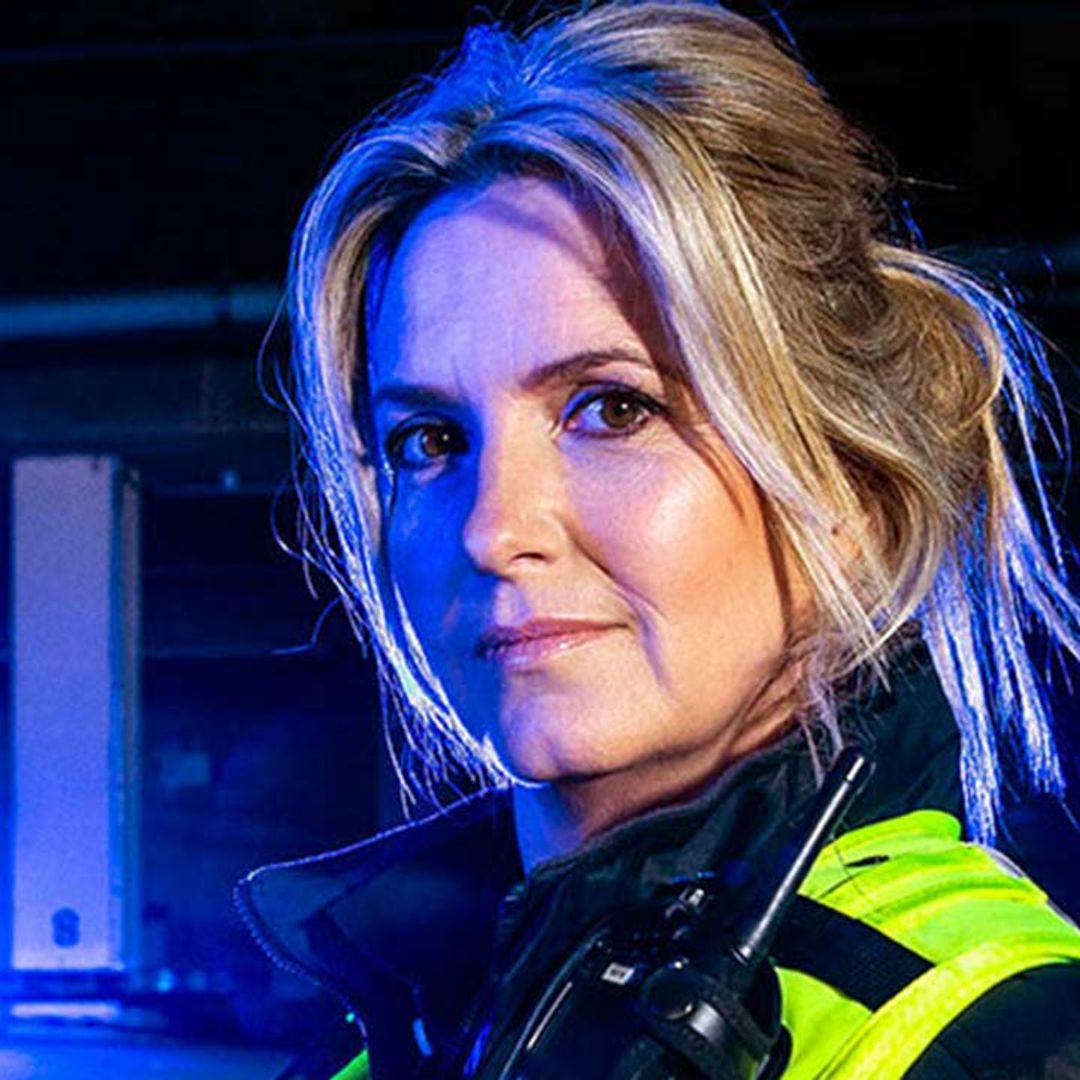 Penny Lancaster pictured in uniform on patrol in first sighting since joining police
