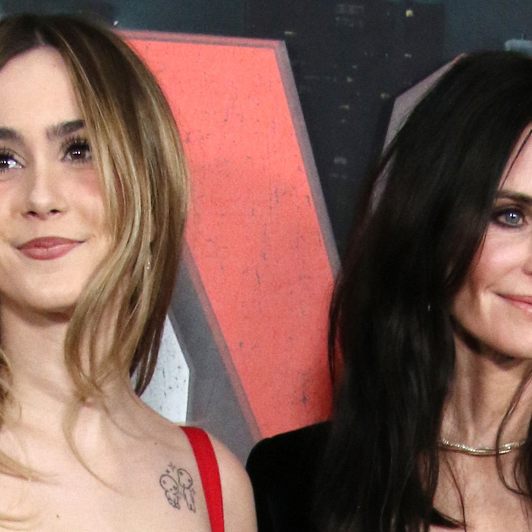 Courteney Cox stuns in vampy mini dress - wait 'til you see her lookalike daughter Coco