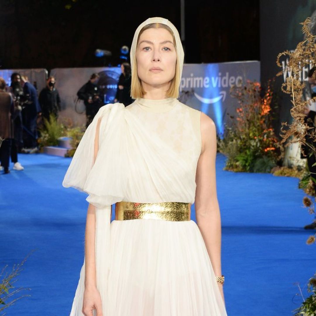 Rosamund Pike's disastrous injury on set of The Wheel of Time revealed