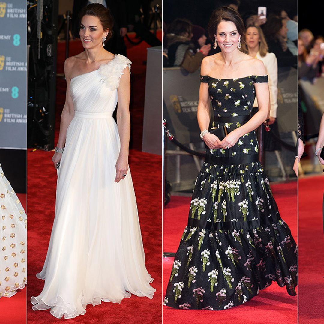 Princess Kate's dreamiest BAFTA dresses over the years