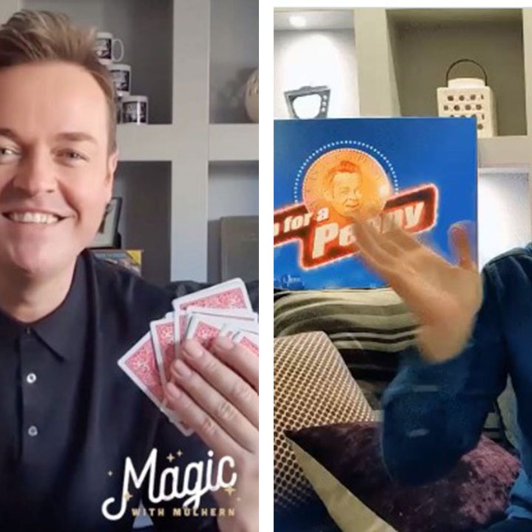 Inside Stephen Mulhern's stylish living room where he is self-isolating