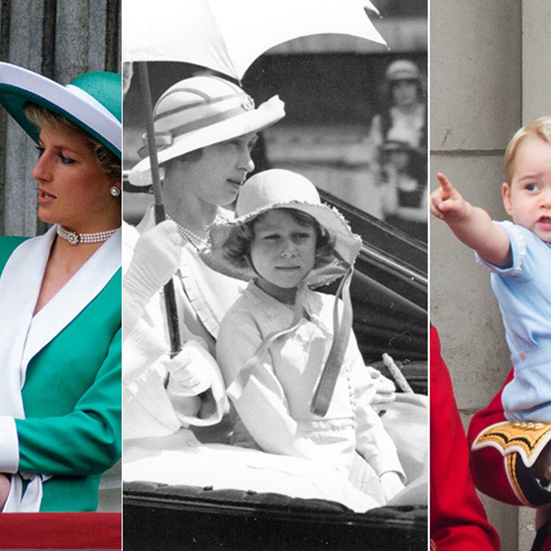 17 of the royal children's cutest moments at Trooping the Colour