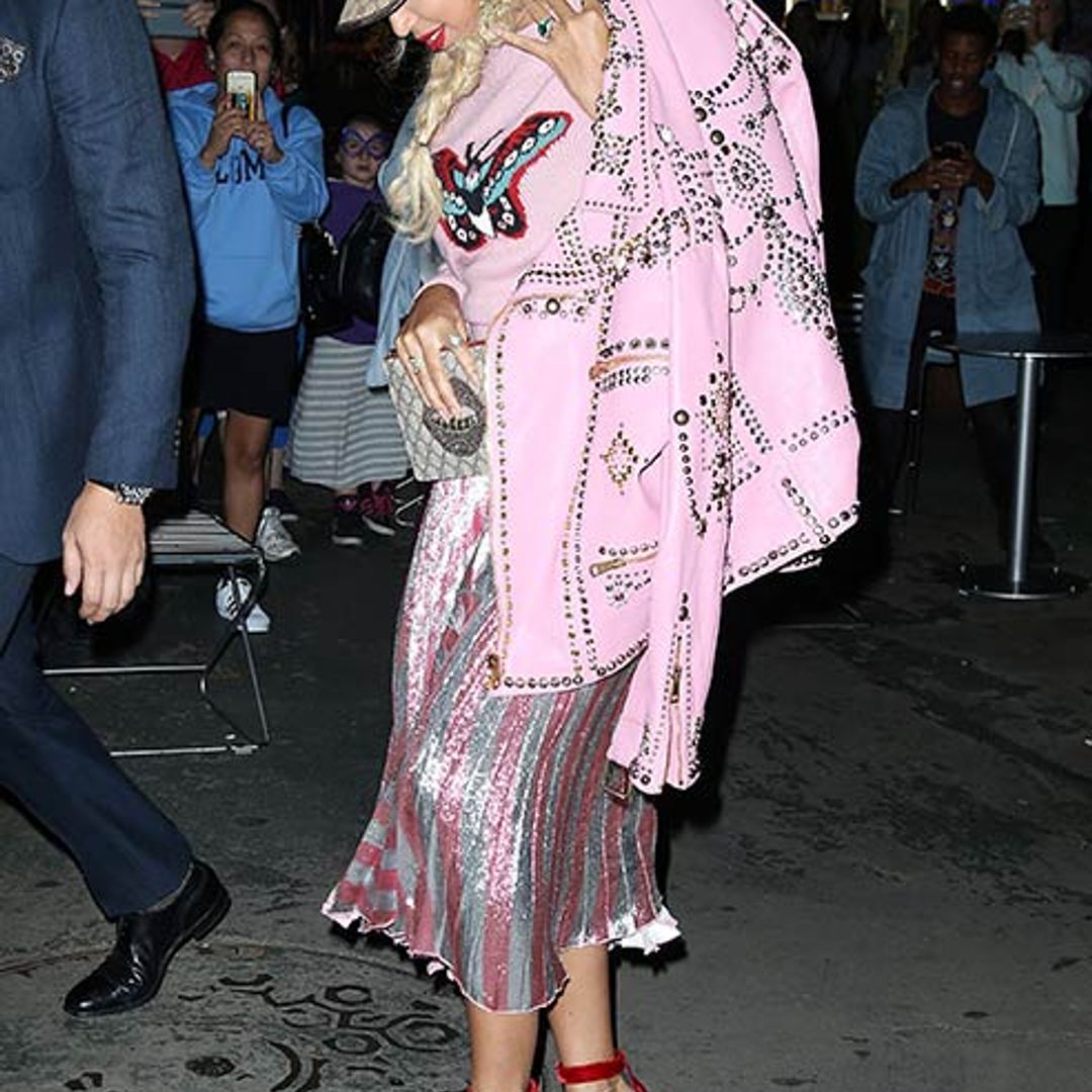 Beyoncé makes a style statement in all-pink Gucci ensemble