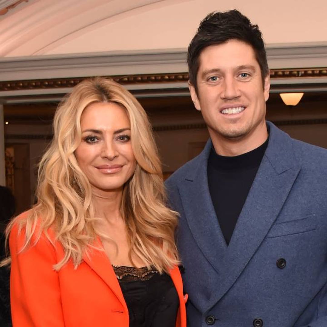 Tess Daly shares glimpse inside garden while hanging out with Vernon Kay and their daughters